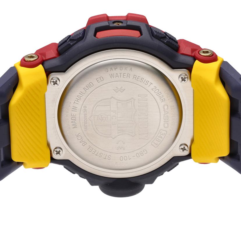 CASIO カシオ/G-SHOCK/G-SQUAD/FCバルセロナモデル/GBD-100BAR-4JR//348*/SAランク/75