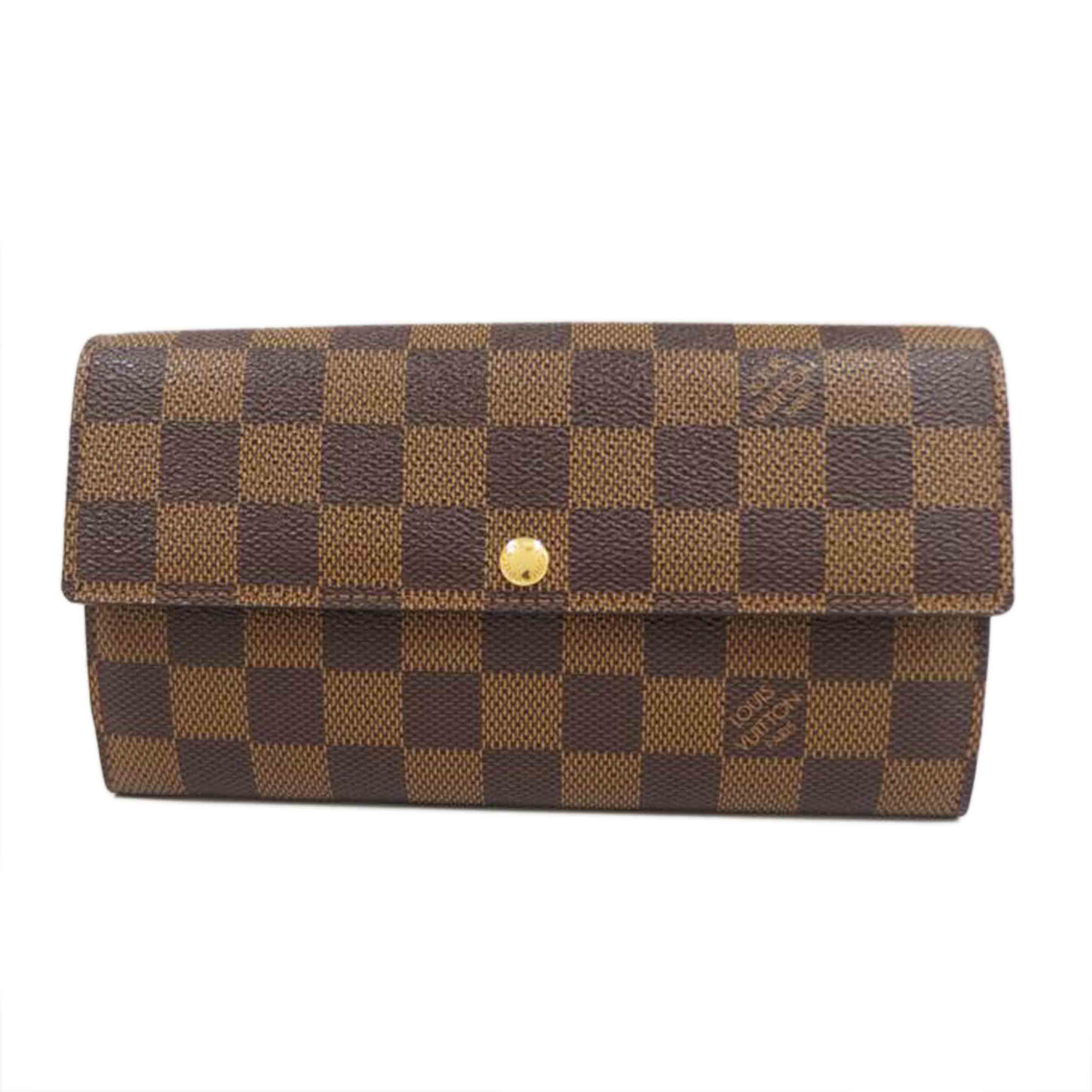 LV ルイ・ヴィトン/ポルトフォイユ・サラ/ダミエ/エベヌ/N61734//CT2***/Aランク/82