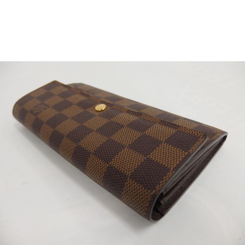 LV ルイ・ヴィトン/ポルトフォイユ・サラ/ダミエ/エベヌ/N61734//CT2***/Aランク/82