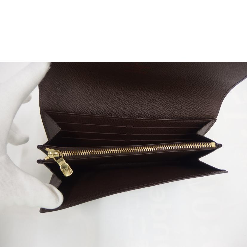 LV ルイ・ヴィトン/ポルトフォイユ・サラ/ダミエ/エベヌ/N61734//CT2***/Aランク/82