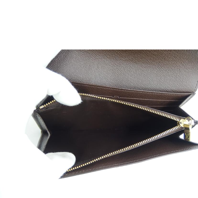 LV ルイ・ヴィトン/ポルトフォイユ・サラ/ダミエ/エベヌ/N61734//CT2***/Aランク/82