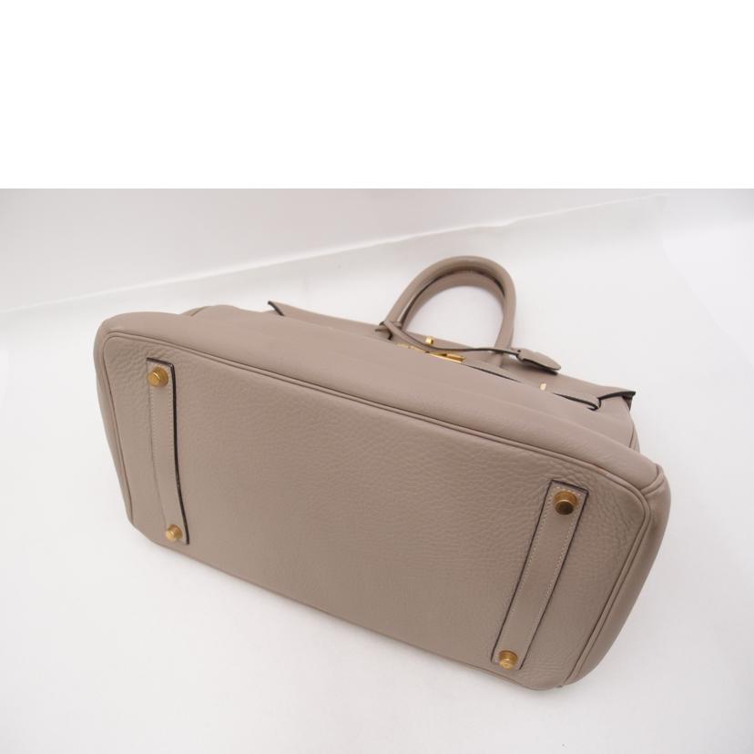 HERMES エルメス 1999年製造 ゴールド金具 トートバック ハンドバック レディース/バーキン35/トリヨンクレマンス/トゥルティールグレー//□C(******/ABランク/69