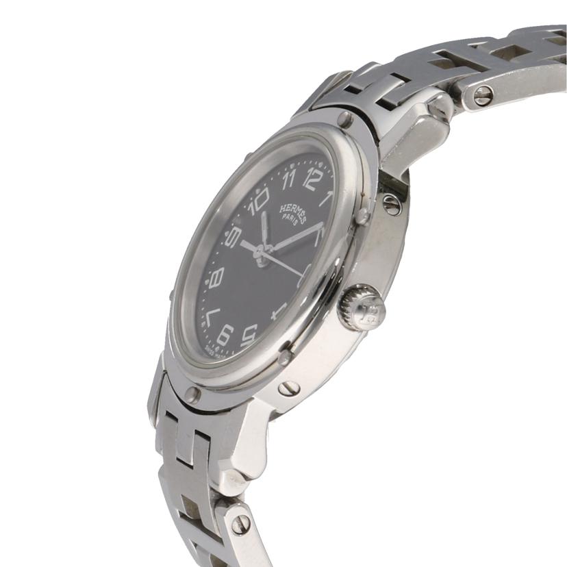 HERMES エルメス/クリッパー・グレー/レディース/クオーツ/CL4.210//203****/Bランク/93