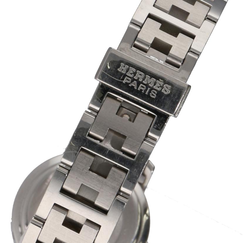 HERMES エルメス/クリッパー・グレー/レディース/クオーツ/CL4.210//203****/Bランク/93