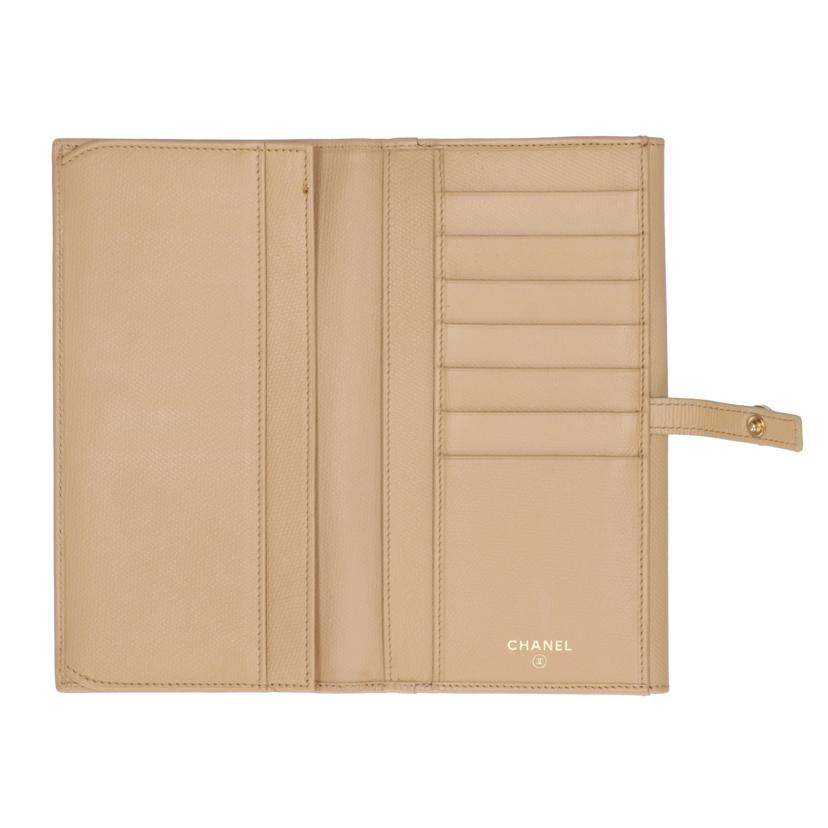 CHANEL シャネル/ココボタンWホック長財布//839****/Bランク/75