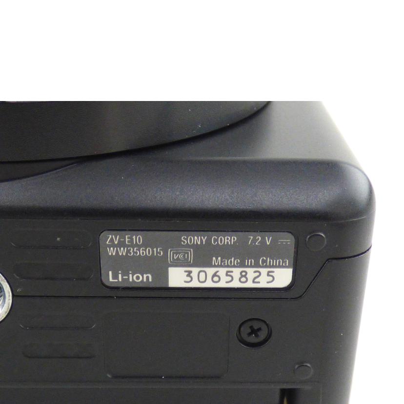 SONY ソニー/ミラーレス一眼カメラ/ZV-E10//3065825/ABランク/64
