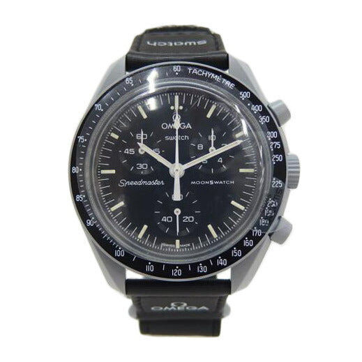 OMEGA×swatch/Mission_to_the_moon/クォーツ/SO33M100//SAランク/82