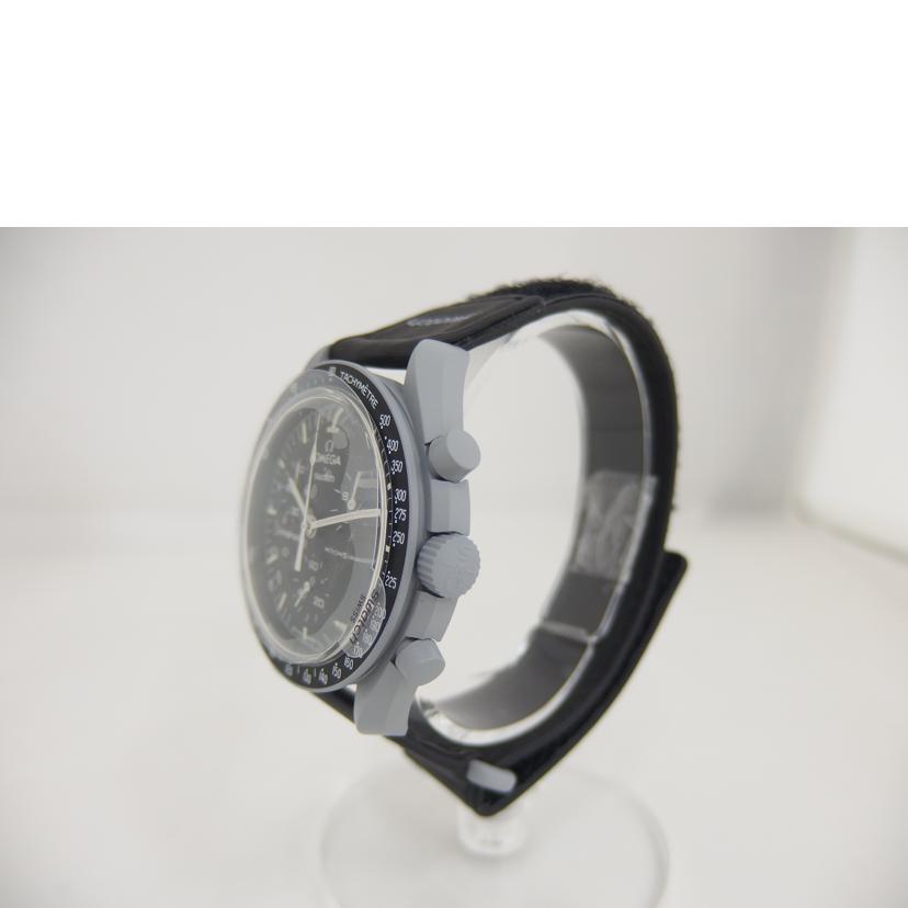 OMEGA×swatch/Mission_to_the_moon/クォーツ/SO33M100//SAランク/82