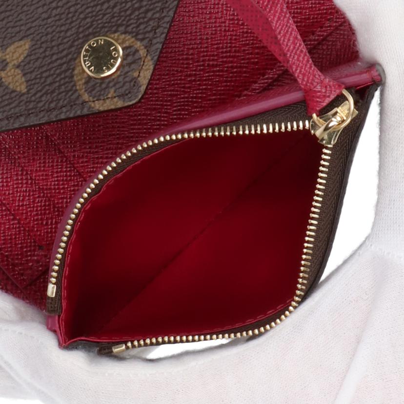 LV ルイ・ヴィトン/ポルトフォイユ・ヴィクトリーヌ/MG/フューシャ/M41938//RFI****/Aランク/77