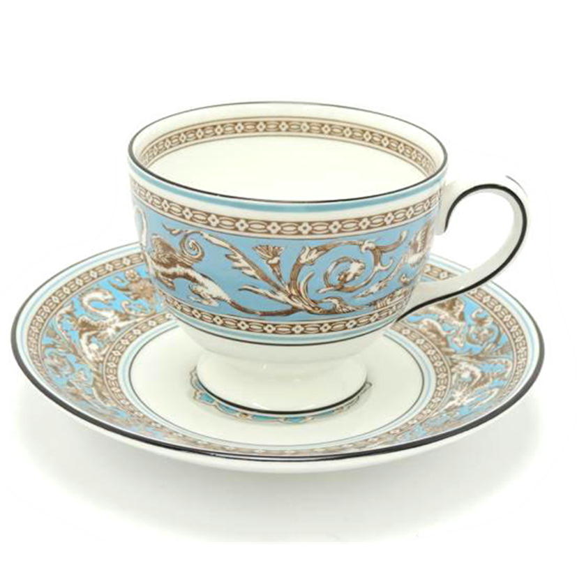 ウェッジウッド/ウェッジウッド フロレンティーンターコイズ カップ&ソーサー//SAランク/69