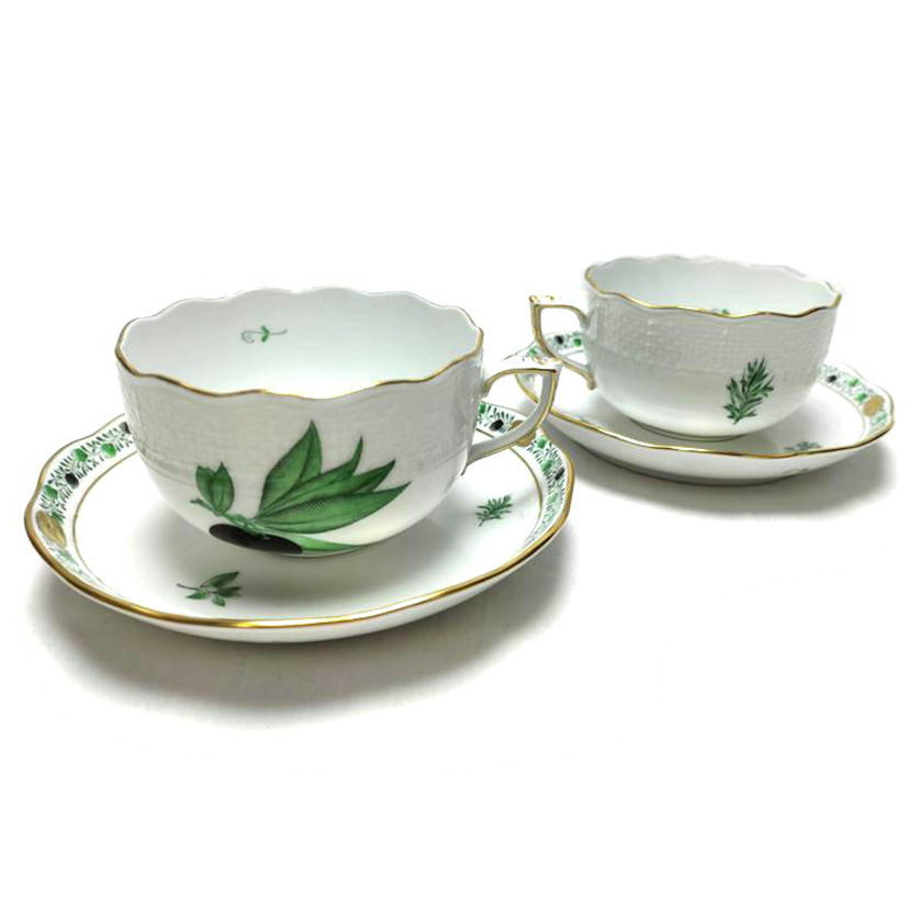 Herend ヘレンド/アピシウスのハーブ カップ&ソーサー ペア/724//Aランク/52