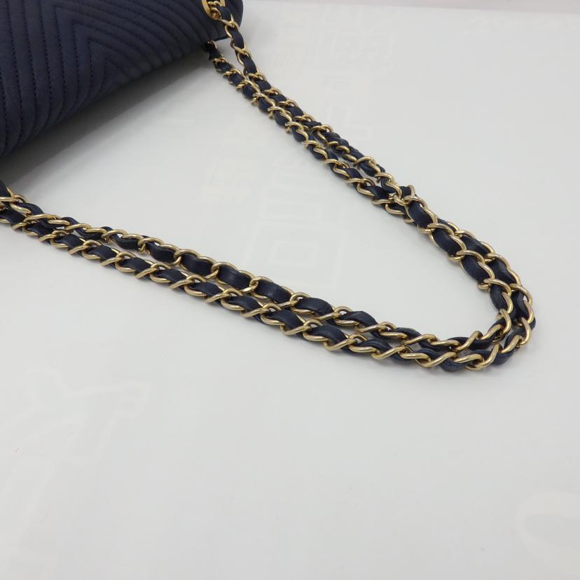 CHANEL シャネル/Vステッチチェーンショルダー //21887896/Bランク/77