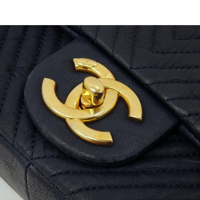 CHANEL シャネル/Vステッチチェーンショルダー //21887896/Bランク/77