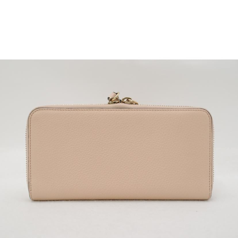 Chloe クロエ レディース チャーム付/レザーラウンドファスナー長財布/ピンク/CHC21WP941//D2G***/SAランク/69