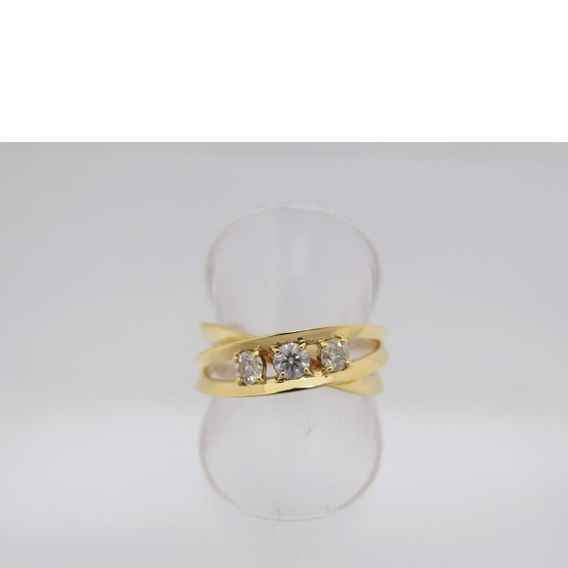 K18/K18ダイヤデザインリング#12/5.2g//D0.31ct/Aランク/04