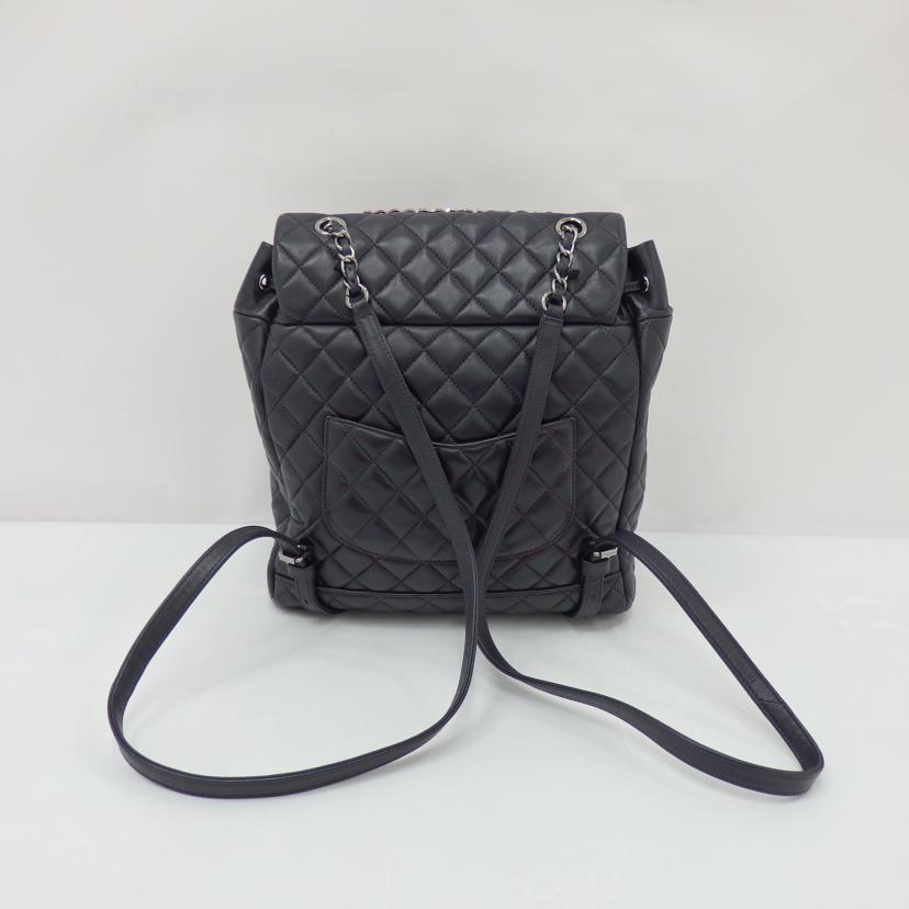 CHANEL シャネル/ラムスキンバックパック/A91122//23301904/Bランク/77