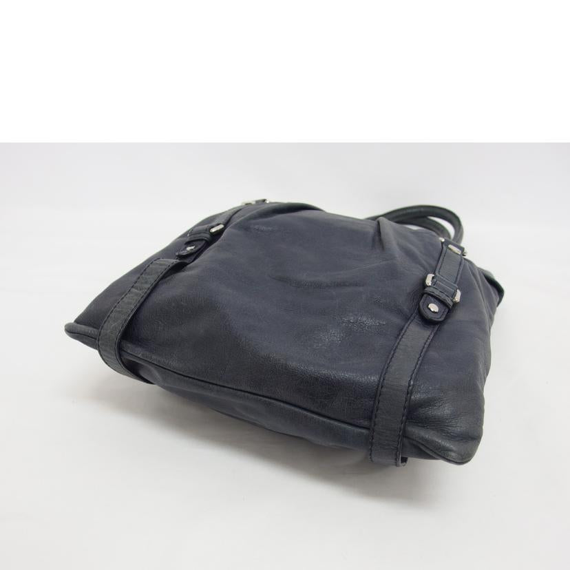 MARC BY MARC JACOBS マーク バイ マーク ジェイコブス/レザートートバッグ/グレー//Bランク/04