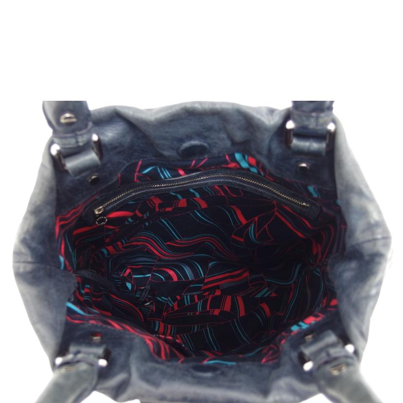 MARC BY MARC JACOBS マーク バイ マーク ジェイコブス/レザートートバッグ/グレー//Bランク/04