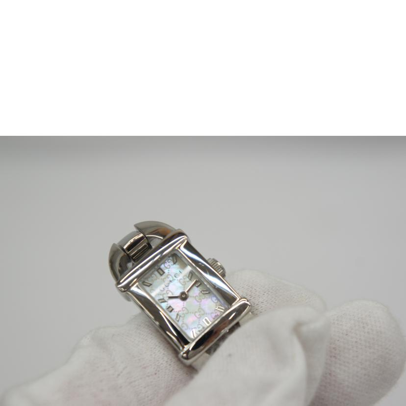 GUCCI グッチ/シェル文字盤バングルウォッチ/クォーツ/6800L//14162653/Bランク/05