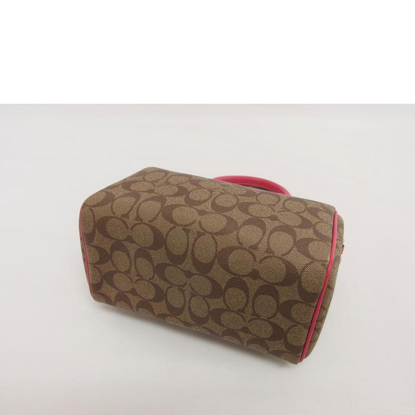 COACH コーチ ハンドバッグ シグネチャー /ミニベネットサッチェル/2WAYショルダーバッグ/F58312//J17**/ABランク/04