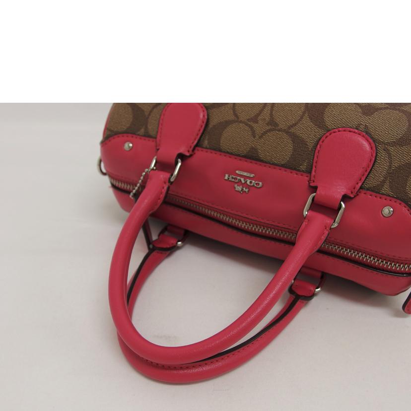 COACH コーチ ハンドバッグ シグネチャー /ミニベネットサッチェル/2WAYショルダーバッグ/F58312//J17**/ABランク/04