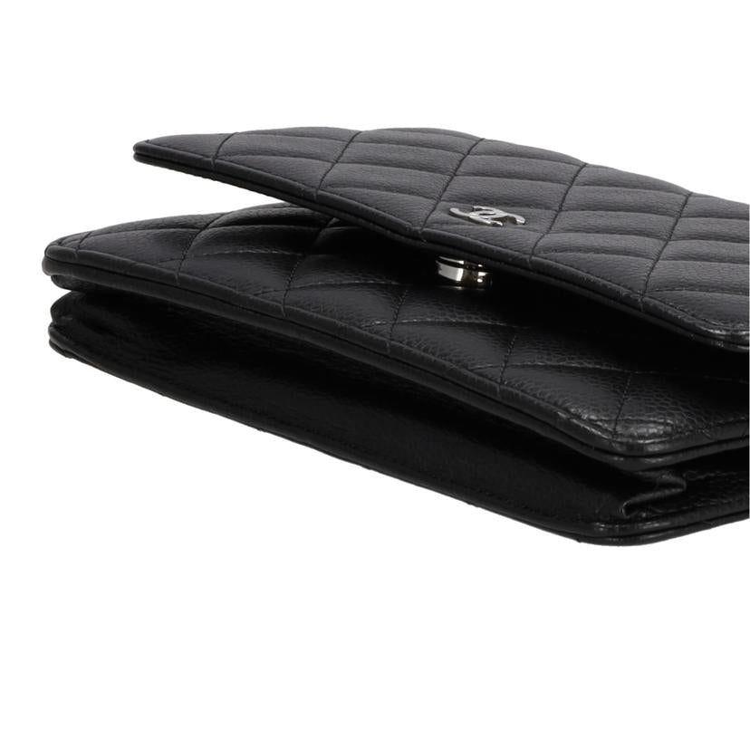 CHANEL シャネル/マトラッセチェ-ンウオレット/キャビアスキン/AP0250//J07*****/ABランク/62