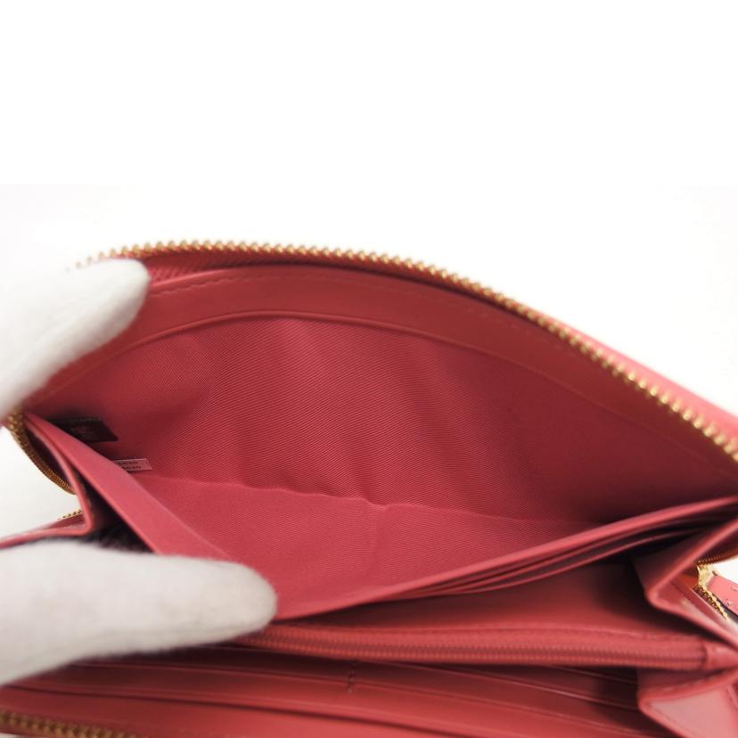 COACH コーチ/PVCシグネチャー/ラウンドファスナー長財布/ベージュ×ピンク/F54630//D18**/ABランク/04