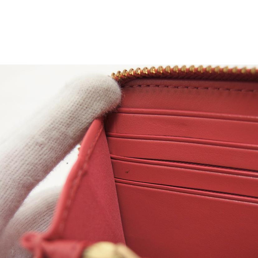 COACH コーチ/PVCシグネチャー/ラウンドファスナー長財布/ベージュ×ピンク/F54630//D18**/ABランク/04