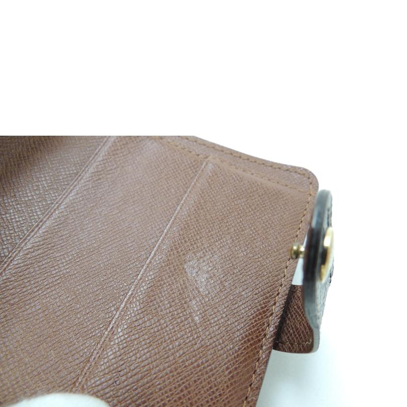 LOUIS VUITTON ルイヴィトン ビトン 二つ折り財布 ブラウン レディース メンズ/コンパクトジップ/モノグラム/M61667//CA1***/Bランク/69