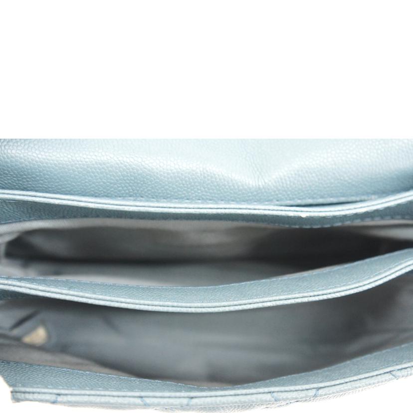 CHANEL シャネル/キャビアスキンマトラッセチェーンショルダー//254*****/ABランク/75