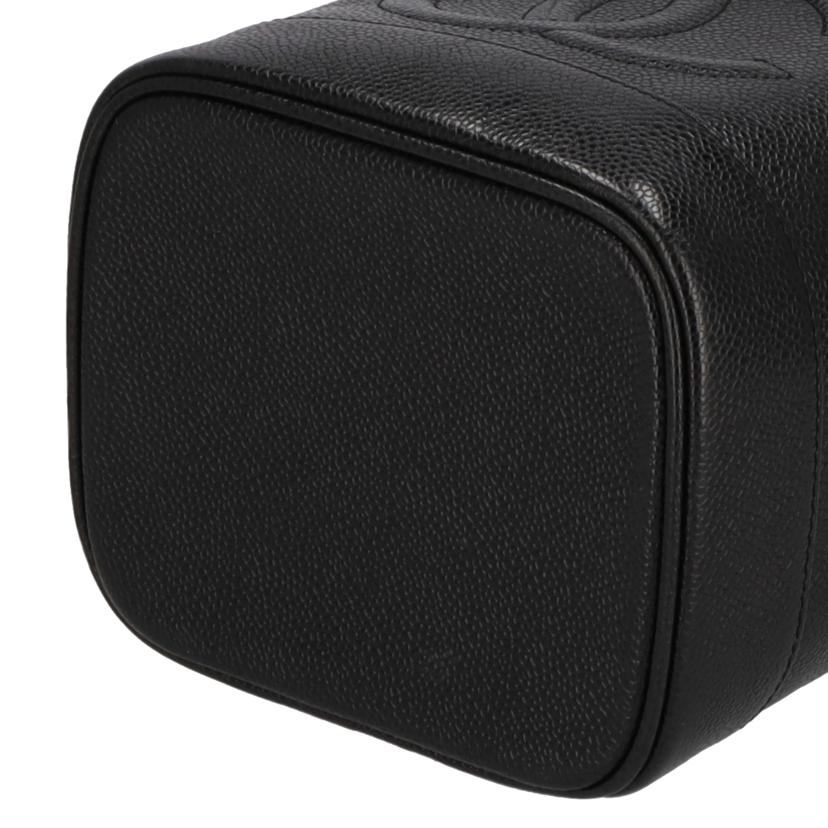 CHANEL シャネル/バニティ キャビアスキン/ブラック//541****/ABランク/01