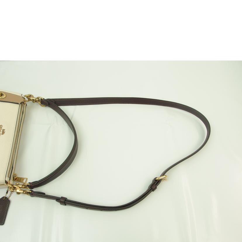 COACH コーチ/Wジップショルダーバッグ/2way/C0698//C2223/Aランク/83