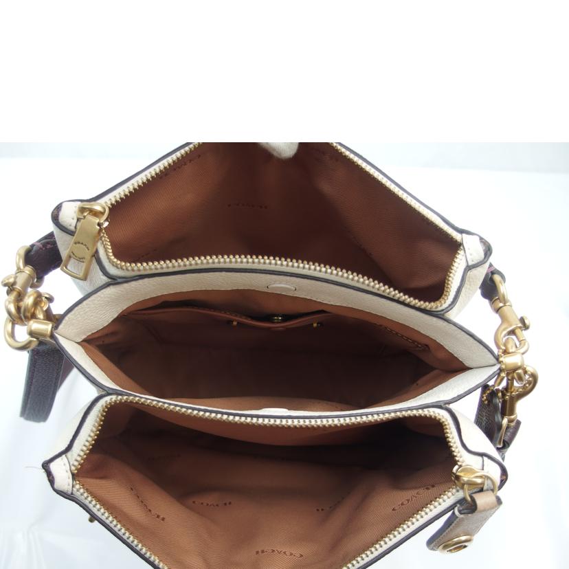 COACH コーチ/Wジップショルダーバッグ/2way/C0698//C2223/Aランク/83