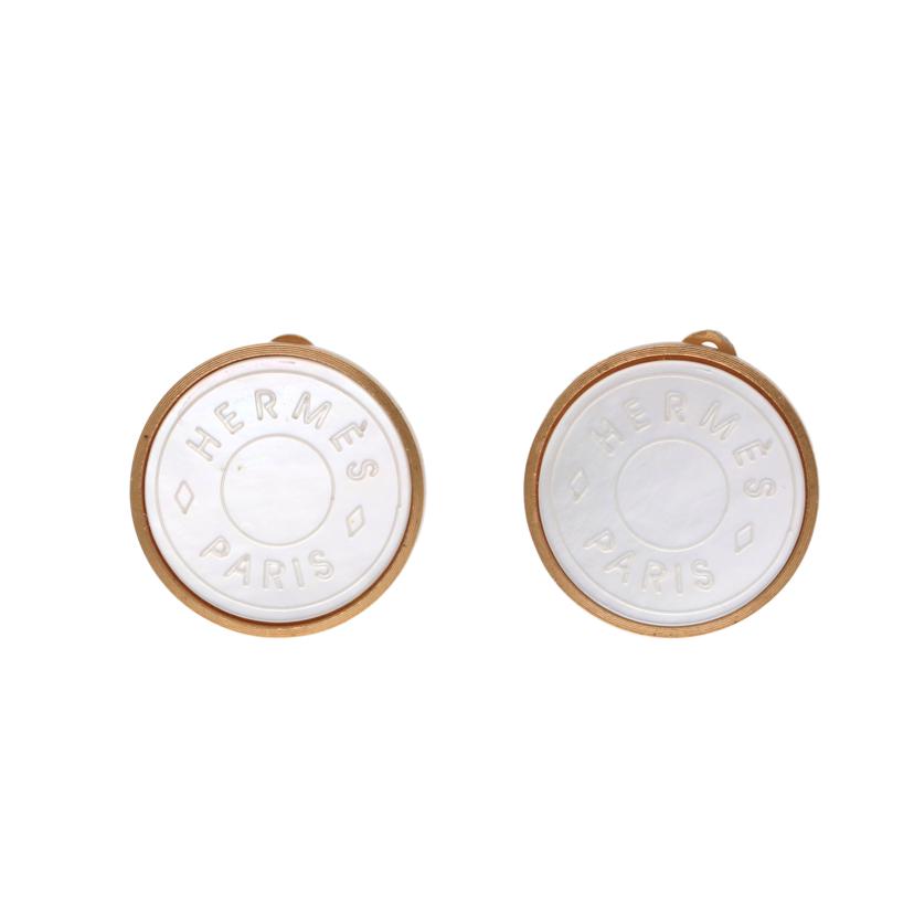 HERMES エルメス/セリエ/イヤリング/ホワイトシェル//ABランク/75