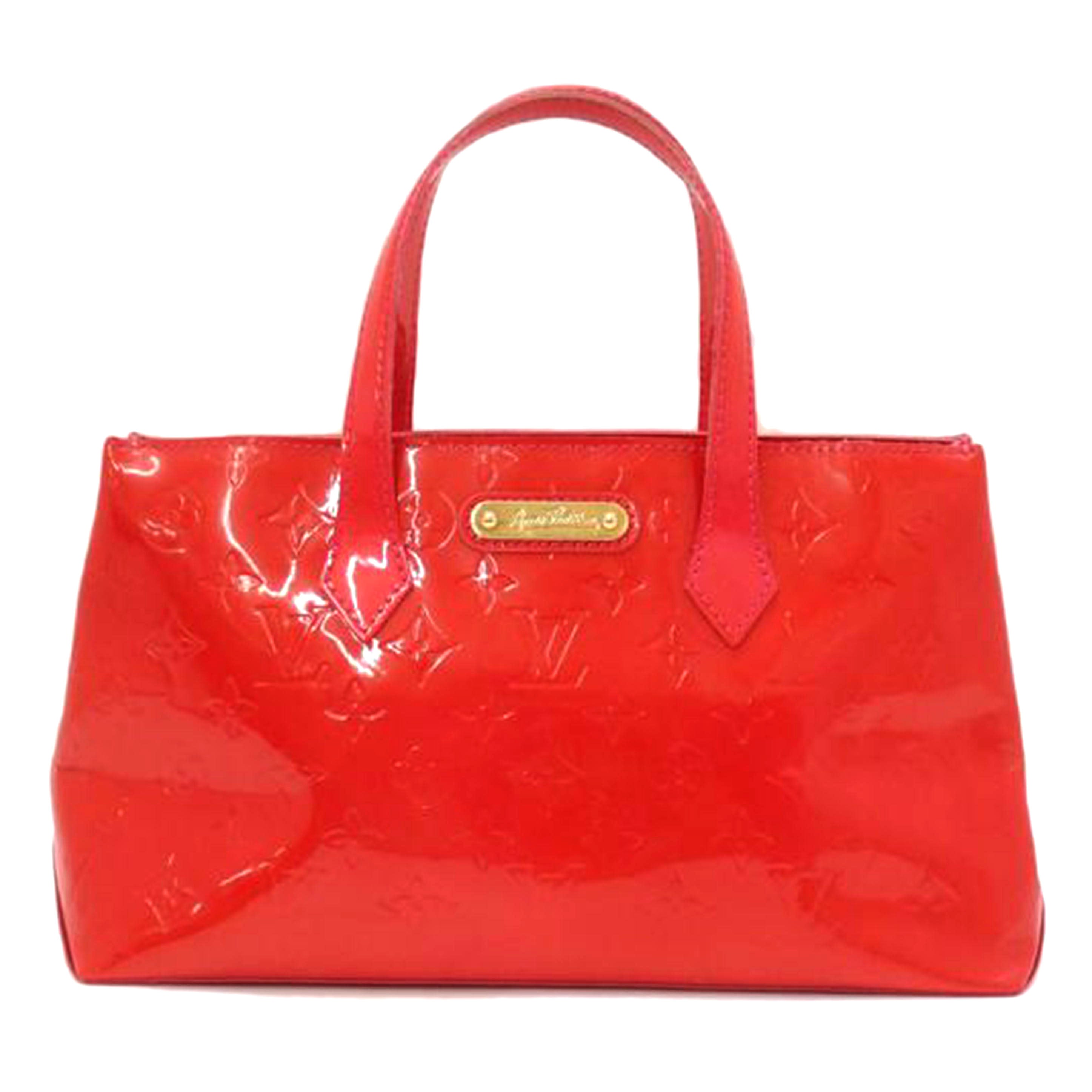 LOUIS VUITTON ルイ・ヴィトン ハンドバッグ 手提げ エナメル レディース/ウィルシャーPM/ヴェルニ/ローズポップ/M93643//MI1099/ABランク/69