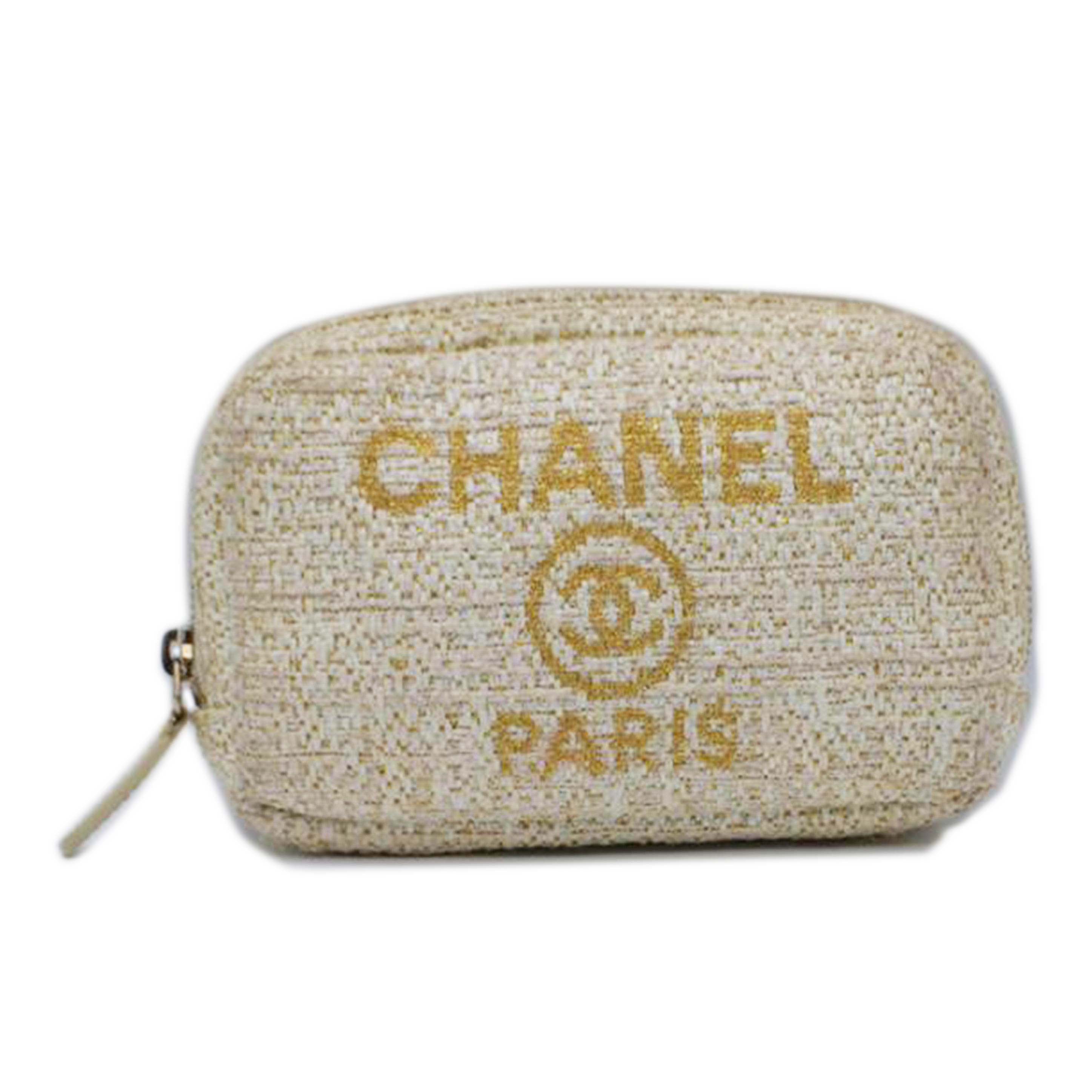 CHANEL シャネル/ドーヴィルコスメティックポーチ/ベージュ//27273452/Bランク/89