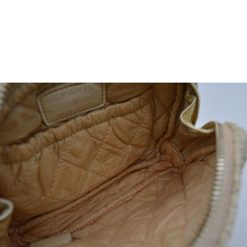 CHANEL シャネル/ドーヴィルコスメティックポーチ/ベージュ//27273452/Bランク/89