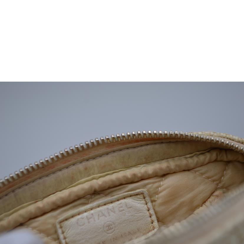 CHANEL シャネル/ドーヴィルコスメティックポーチ/ベージュ//27273452/Bランク/89