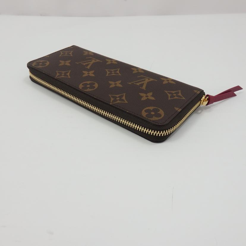LV ルイヴィトン/ポルトフォイユ・クレマンス/モノグラム/フューシャ/M60742//IC/Aランク/77