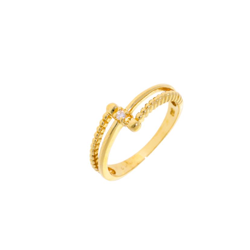 K18/K18ダイヤリング0.02/#10.5/2.8//0.02/Aランク/75