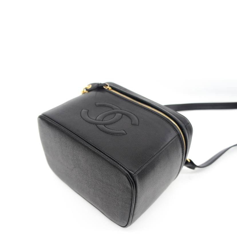 CHANEL シャネル/キャビアスキンココマークバニティ2WAYバック//405****/ABランク/75