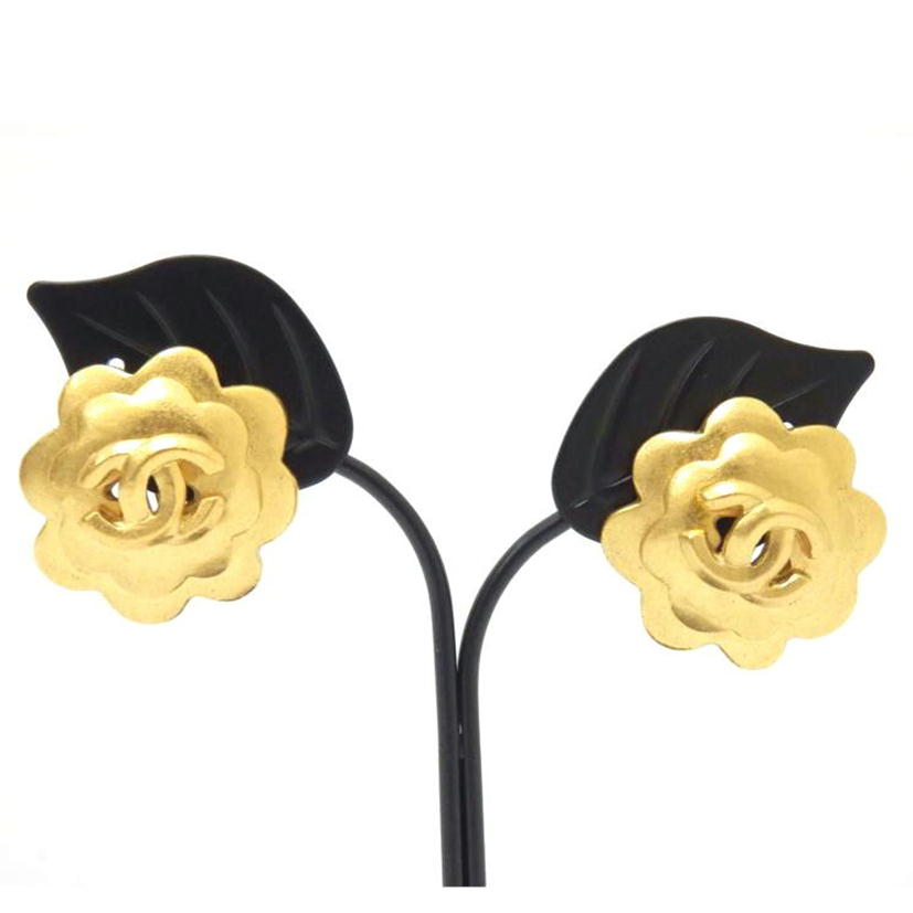 CHANEL シャネル/ココマークカメリアイヤリング//96/P/ABランク/88