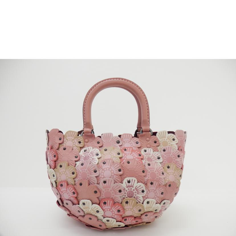 COACH コーチ/ティーローズバスケットハンドバッグ/67702//L1880/Bランク/88