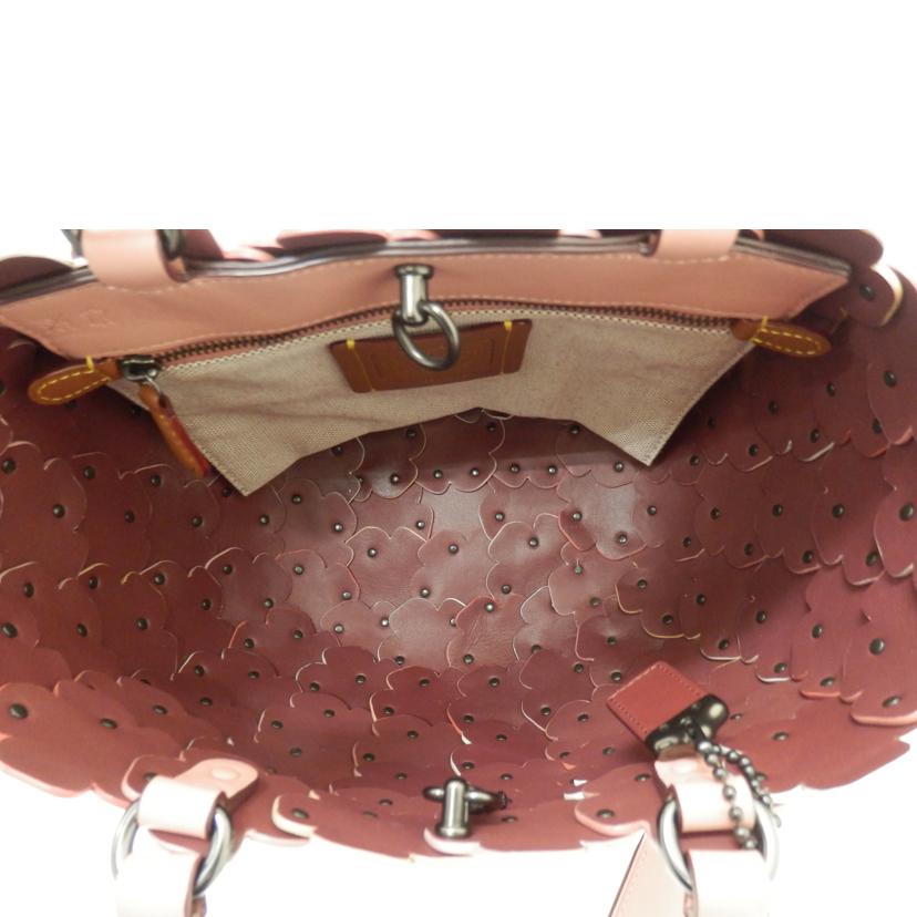 COACH コーチ/ティーローズバスケットハンドバッグ/67702//L1880/Bランク/88