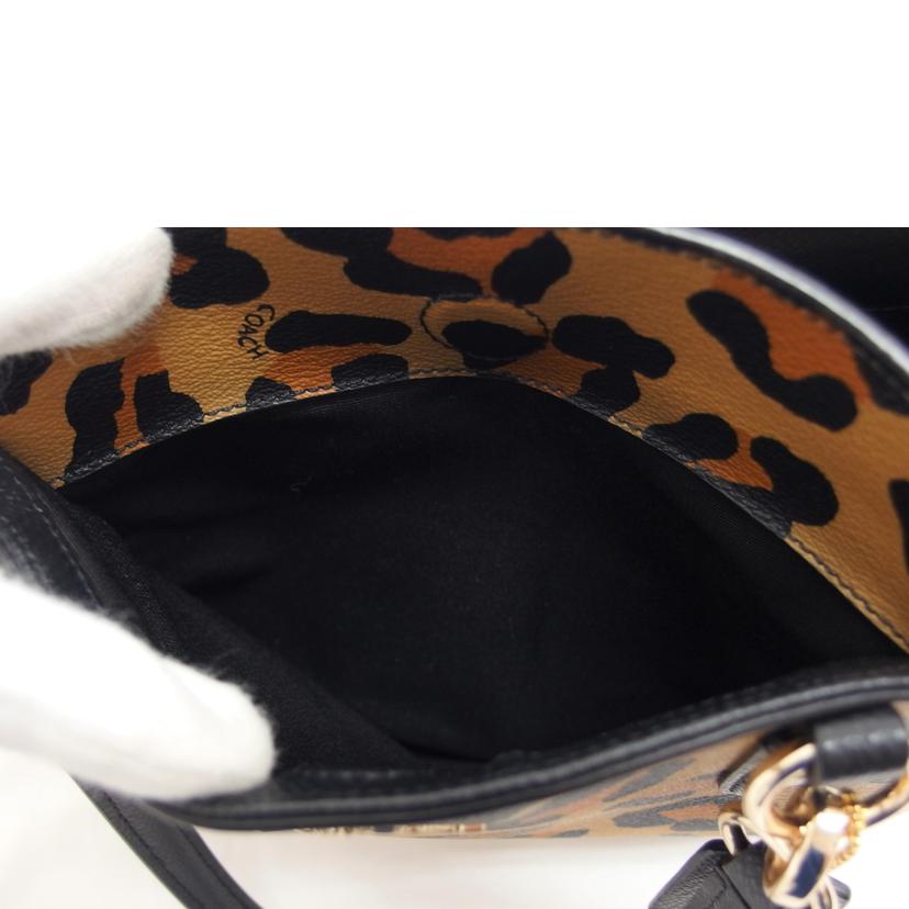 COACH コーチ トートバッグ ハンドバッグ/レオパード柄2WAYショルダーバッグ/F36212//G15**/Aランク/04