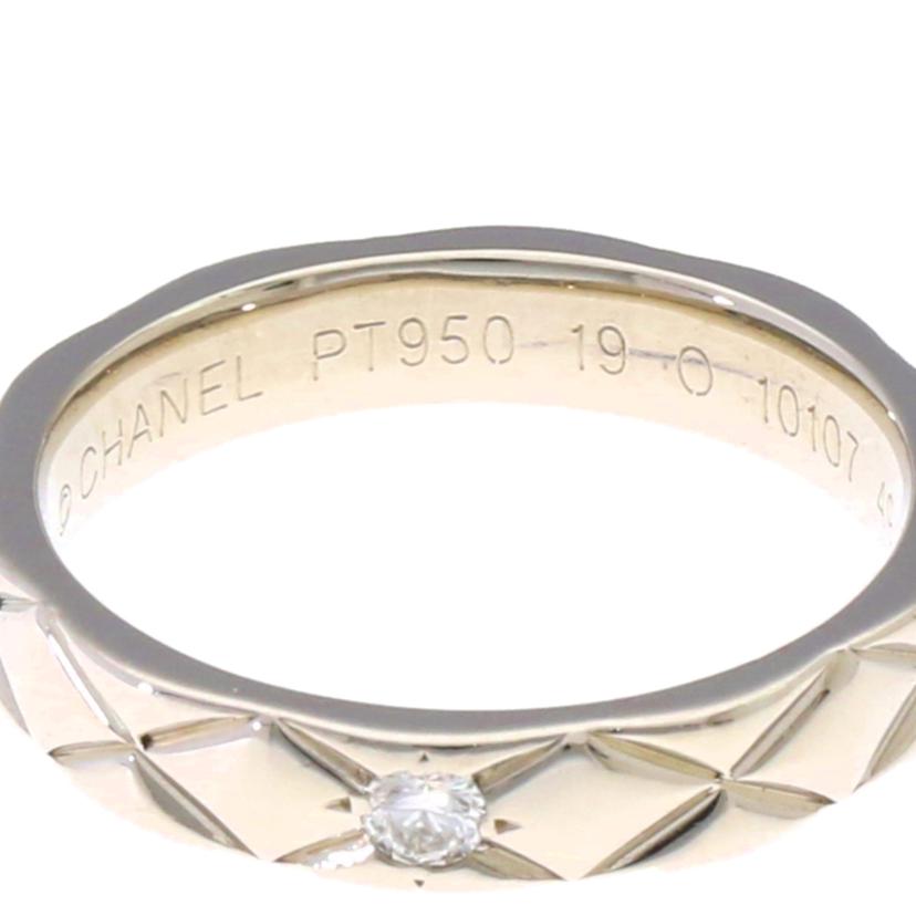 CHANEL シャネル/Pt950/1Pダイヤ/マトラッセリング/サイズ:49(8.5)//19 0 10107/Aランク/91