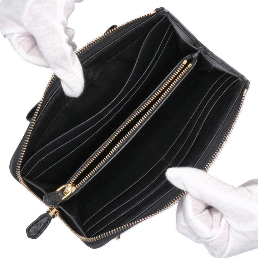 PRADA プラダ/L字ファスナー長財布 /1M1183//Bランク/75