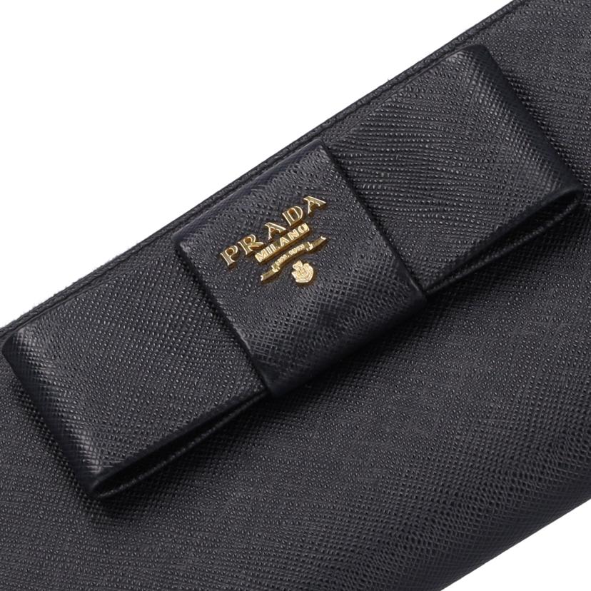PRADA プラダ/L字ファスナー長財布 /1M1183//Bランク/75
