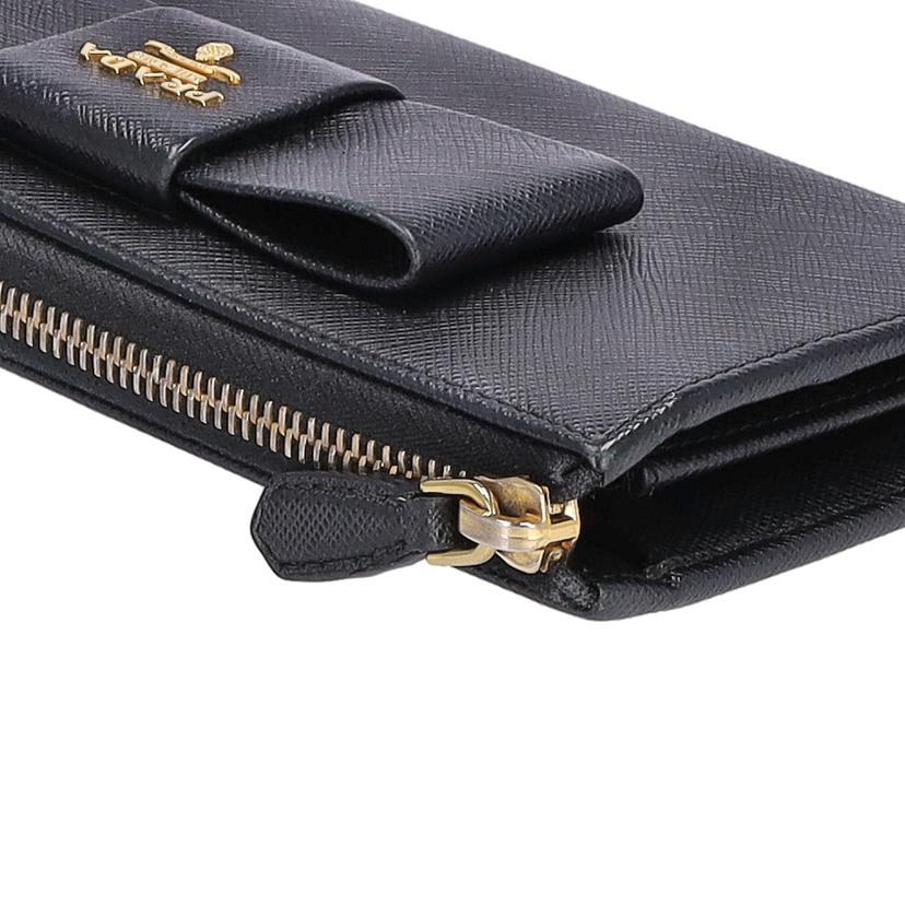 PRADA プラダ/L字ファスナー長財布 /1M1183//Bランク/75