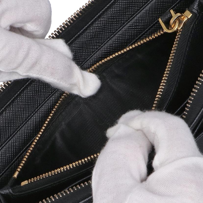PRADA プラダ/L字ファスナー長財布 /1M1183//Bランク/75